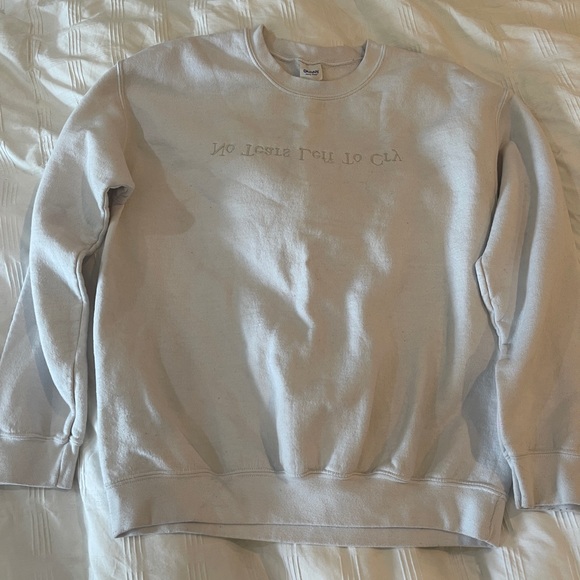 No Tears Left To Cry - Embroidered Ariana Grande Crewneck - Picture 1 of 4